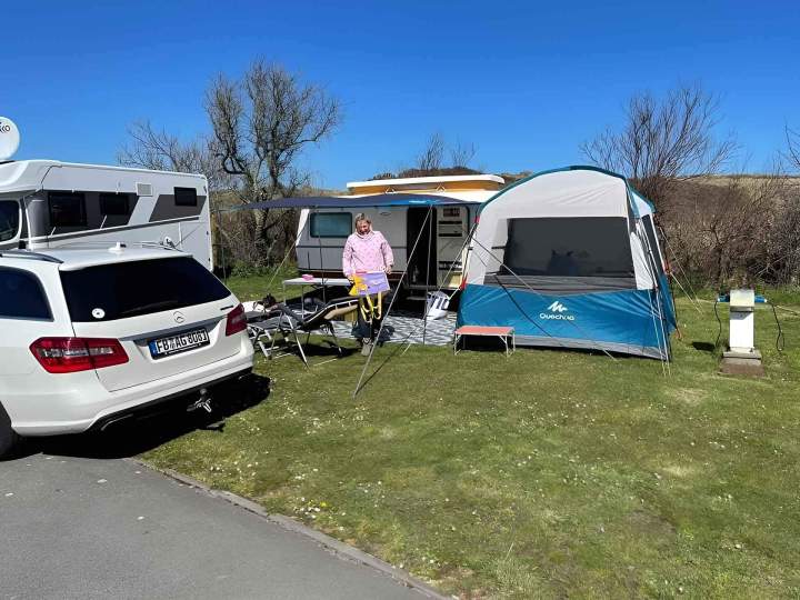 Tent stay at Blériot-Plage campsite