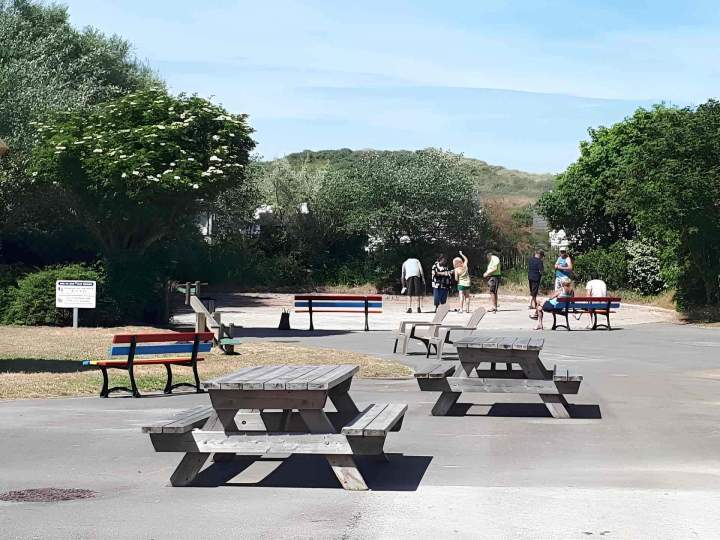 Außenbereich Camping Blériot-Plage