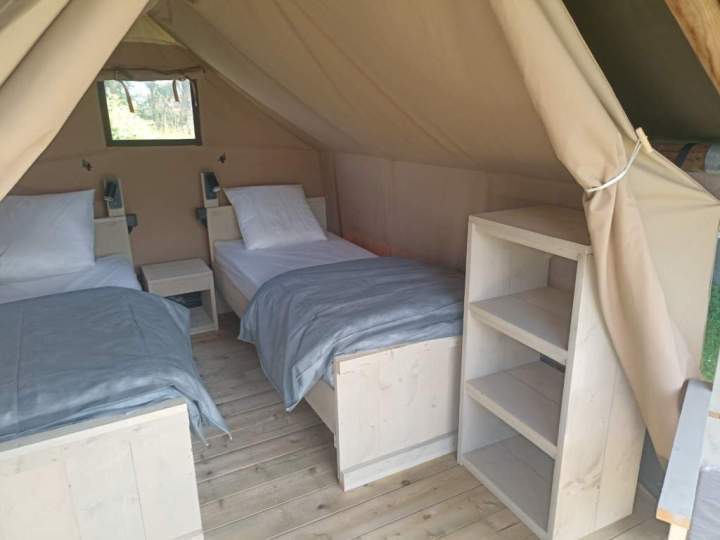 Tente moderne camping Blériot-Plage